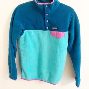 Patagonia quarter snap Synchilla with snap front pocket size S